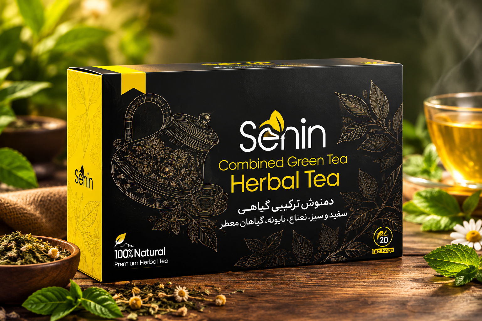 دمنوش چای سبز ترکیبی-موثر در کاهش وزن
